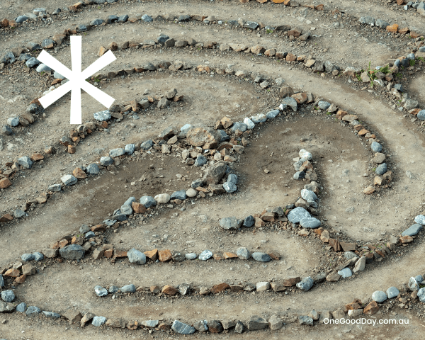 One_Good_Day_Blog_Navigating_the_NDIS_System_Essential_Access_Tips_for_Recovery_Coaching A Stone maze